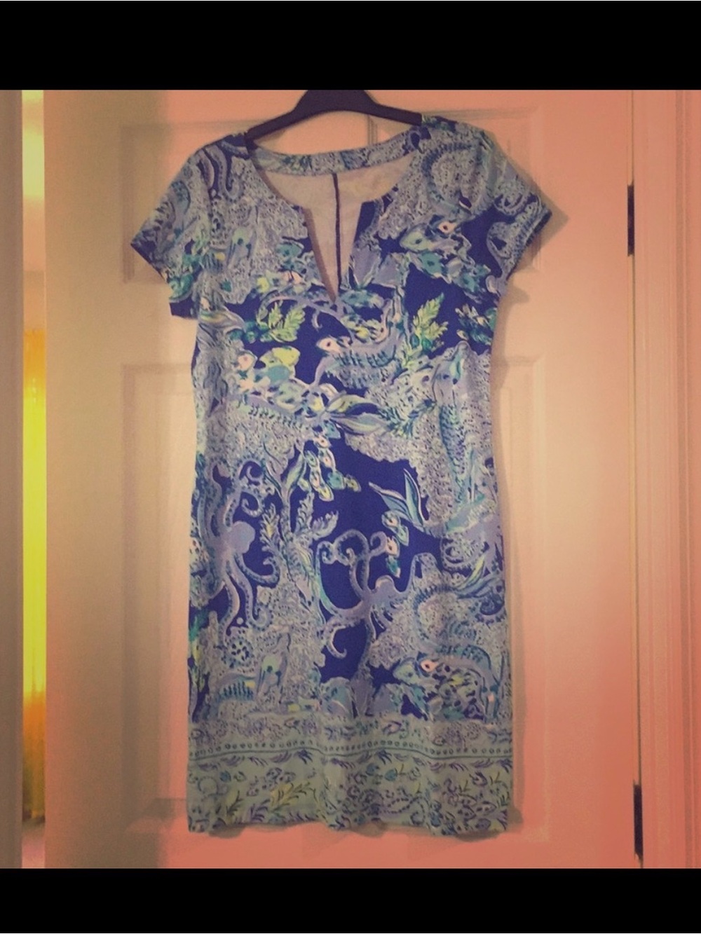 Lilly Pulitzer t-shirt dress. Worn once.